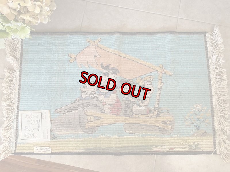 画像2: Flintstones Hanna Barbera Rug  / ハンナバーベラ フリントストーン ラグ  (2)