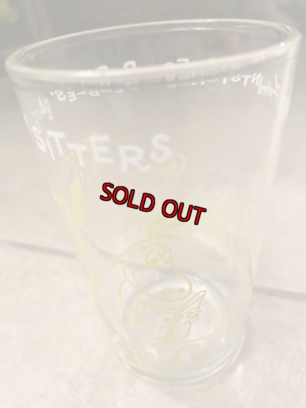 画像3: Hanna Barbera Flintstones Yellow Pebbles Baby Sitters Glass 1963 / フリントストーン　黄色のペブルス、ベイビーシッターグラス　 (C) (3)