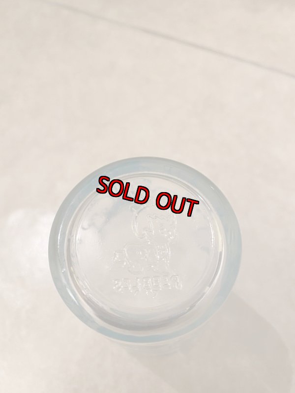 画像6: Hanna Barbera Flintstones Fred & Barney Blue  Bowl Duck Pins Glass 1962  /  フリントストーン ブルー、フレッド&バーニー　ボーリング　グラス　 (D) (6)