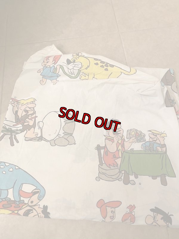 画像2: Hanna Barbera Flintstones box Sheet  / ハンナバーベラ、フリントストーンズのボックスシーツ(C) (2)