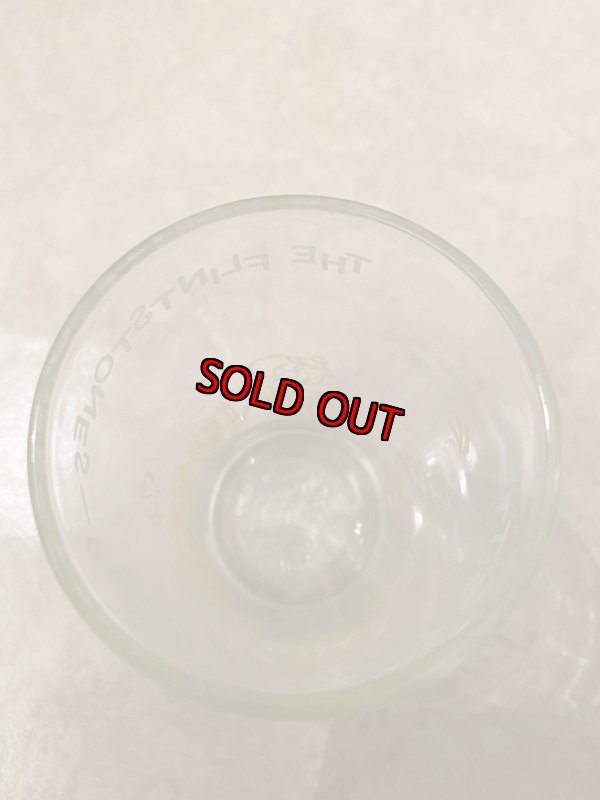 画像7: Hanna Barbera Flintstones Yellow Pebbles Baby Sitters Glass 1963 / フリントストーン　黄色のペブルス、ベイビーシッターグラス　 (C) (7)