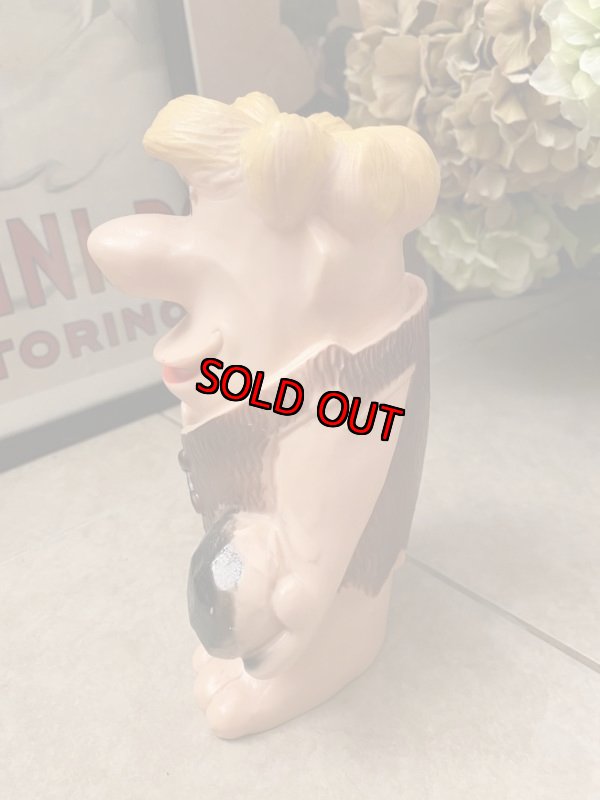 画像2: Hanna Barbera Flintstones Barney Plastic Coin Bank Doll (L)  1973 / フリントストーン　バーニー　プラスチック製　貯金箱　ドール　70年代 (2)