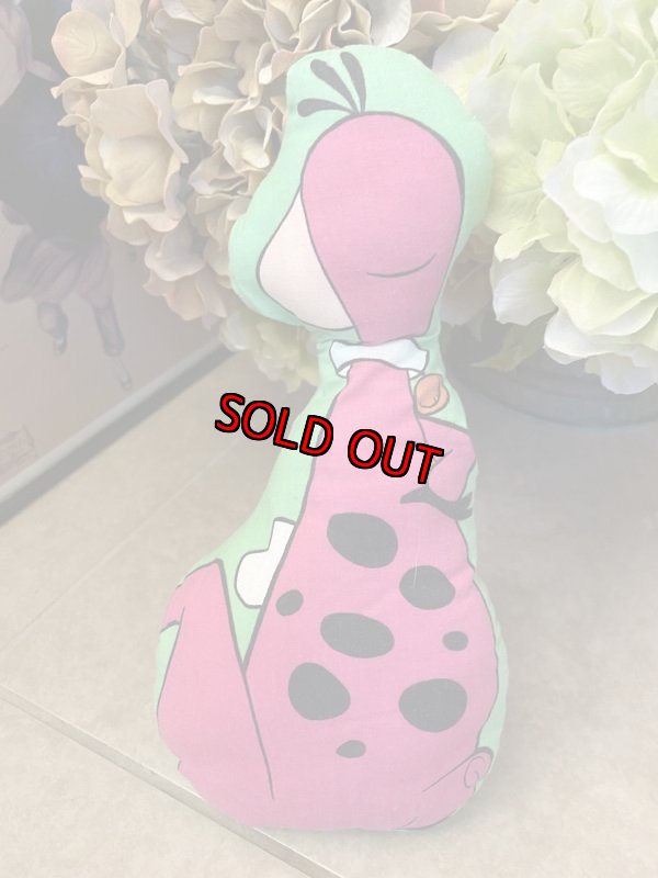 画像3: Hanna 　Barbera Flintstones Dino Fabric Pillow Doll / フリントストーン　ディノ　ピロードール (3)