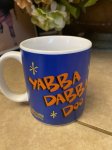 画像3: Hanna Barbera Flintstones Ceramic Fred Blue Yaba-dabba face  Mug / フリントストーンズ、陶器製　フレッド　マグ (3)