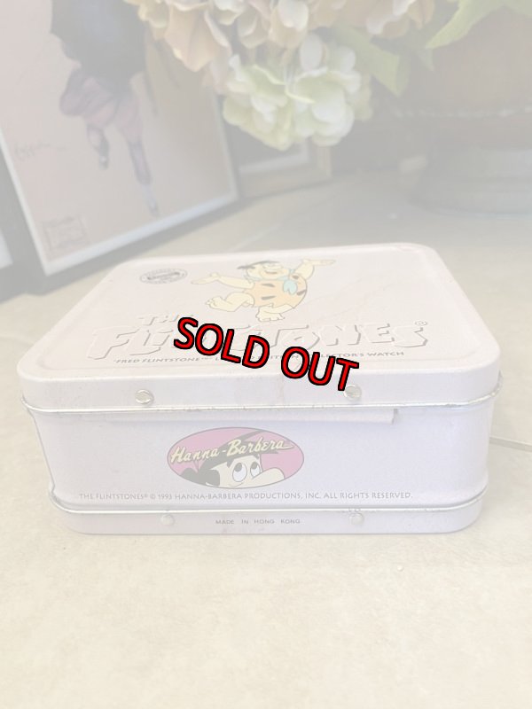 画像6: Hanna 　Barbera Flintstones Fred Tin Can Box / フリントストーン　フレッド ティン製　スモール　ランチボックス型缶 (6)