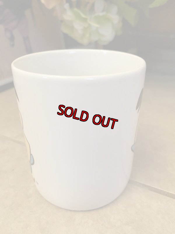 画像4: Hanna Barbera Flintstones Ceramic Fred Blue  Mug 1994 / フリントストーンズ、陶器製　フレッド　マグ (4)