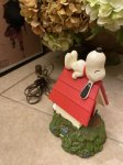 画像2:  Peanuts Soopy Hallmark  Plastic Night Lamp Doll  / ピーナッツ　スヌーピー　ホールマーク　プラスチック製　ナイトライト (2)