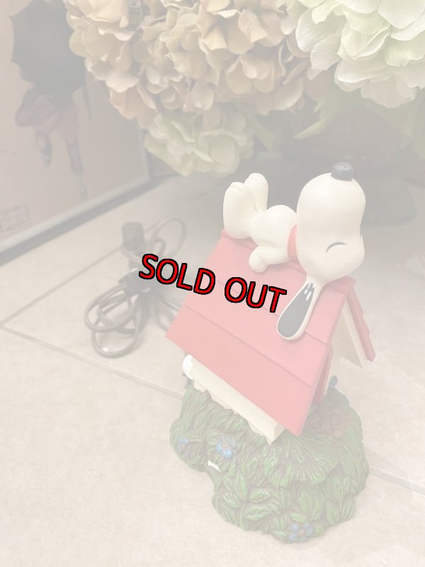 画像2:  Peanuts Soopy Hallmark  Plastic Night Lamp Doll  / ピーナッツ　スヌーピー　ホールマーク　プラスチック製　ナイトライト (2)