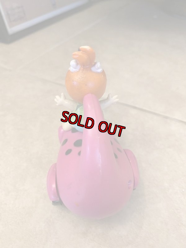 画像7: Hanna Barbera Flintstones Bamm ,Pebbles&Dino Toy set of 2  1992 / フリントストーン　バンバン、ペブルス&ディノ　2個セット　トイ　 (7)