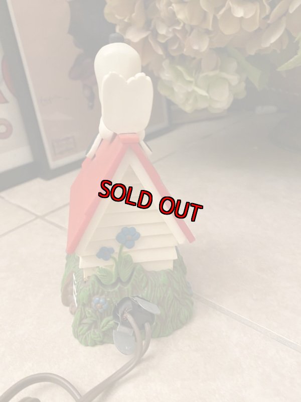 画像5:  Peanuts Soopy Hallmark  Plastic Night Lamp Doll  / ピーナッツ　スヌーピー　ホールマーク　プラスチック製　ナイトライト (5)