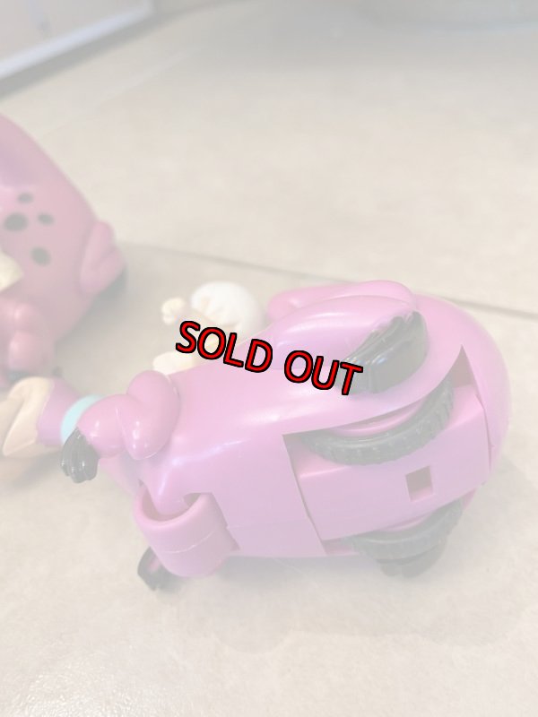 画像5: Hanna Barbera Flintstones Bamm ,Pebbles&Dino Toy set of 2  1992 / フリントストーン　バンバン、ペブルス&ディノ　2個セット　トイ　 (5)