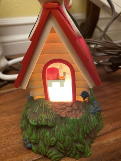 画像1:  Peanuts Soopy Hallmark  Plastic Night Lamp Doll  / ピーナッツ　スヌーピー　ホールマーク　プラスチック製　ナイトライト