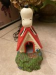 画像3:  Peanuts Soopy Hallmark  Plastic Night Lamp Doll  / ピーナッツ　スヌーピー　ホールマーク　プラスチック製　ナイトライト (3)