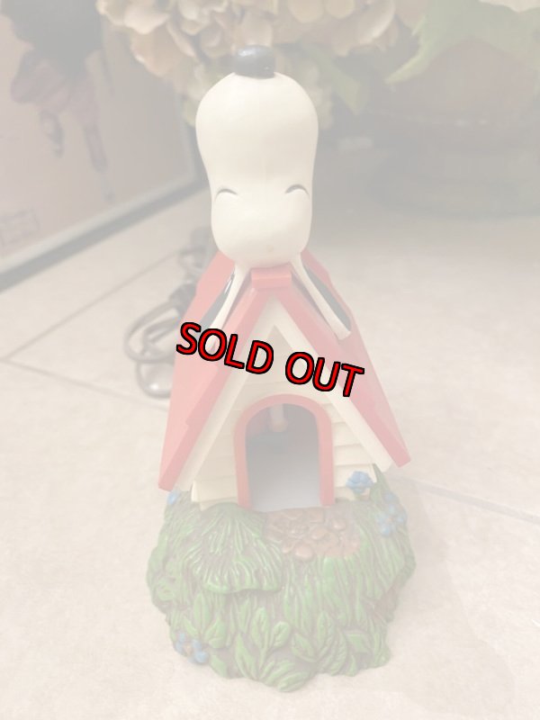 画像3:  Peanuts Soopy Hallmark  Plastic Night Lamp Doll  / ピーナッツ　スヌーピー　ホールマーク　プラスチック製　ナイトライト (3)