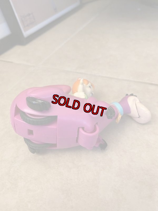 画像9: Hanna Barbera Flintstones Bamm ,Pebbles&Dino Toy set of 2  1992 / フリントストーン　バンバン、ペブルス&ディノ　2個セット　トイ　 (9)