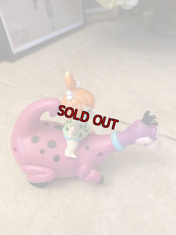 画像8: Hanna Barbera Flintstones Bamm ,Pebbles&Dino Toy set of 2  1992 / フリントストーン　バンバン、ペブルス&ディノ　2個セット　トイ　 (8)
