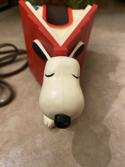 画像2:  Peanuts Soopy Hallmark  Plastic Night Lamp Doll  / ピーナッツ　スヌーピー　ホールマーク　プラスチック製　ナイトライト