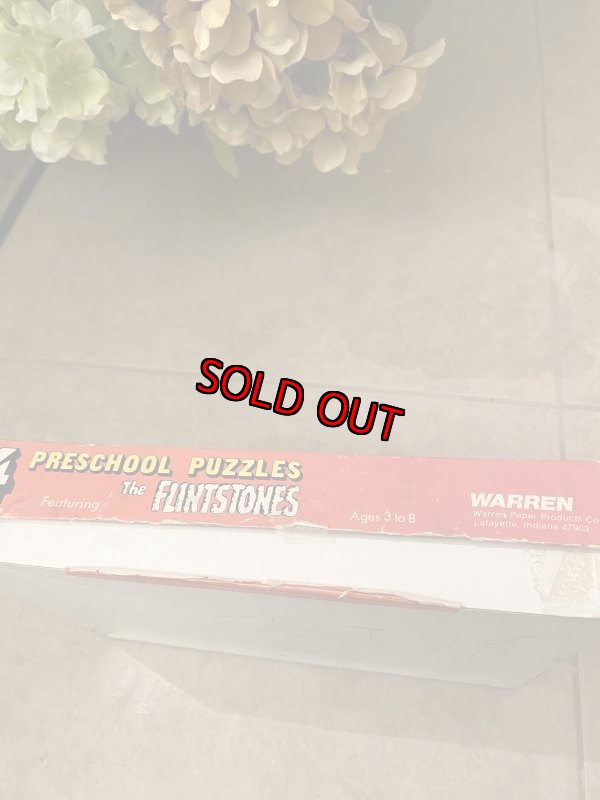 画像3: Hanna 　Barbera Flintstones 4 puzzles  With Box  / フリント　4枚セット　箱入りパズル　1976年 (3)