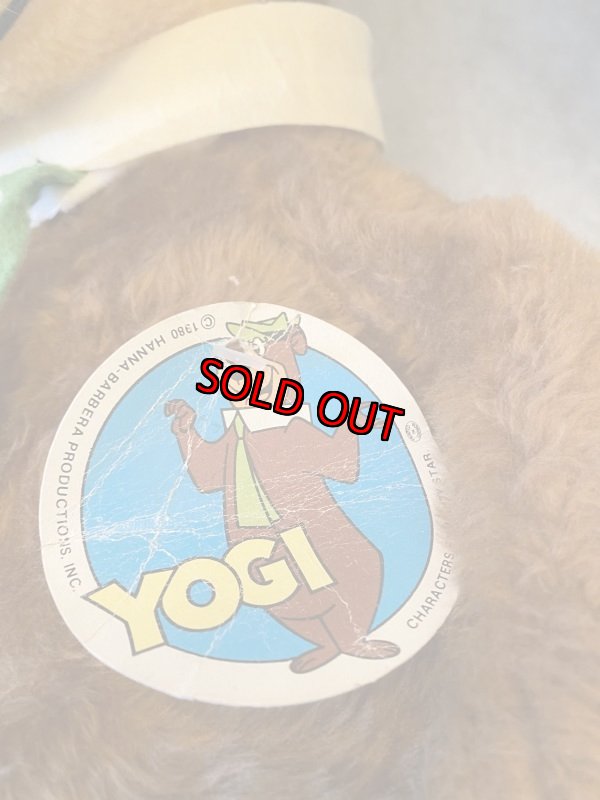 画像5: Hanna  Barbera Yogi Bear Mighty Star Plush Doll  80’s (L) / ハンナバーベラ ヨギベア マイティスター ぬいぐるみ  (5)