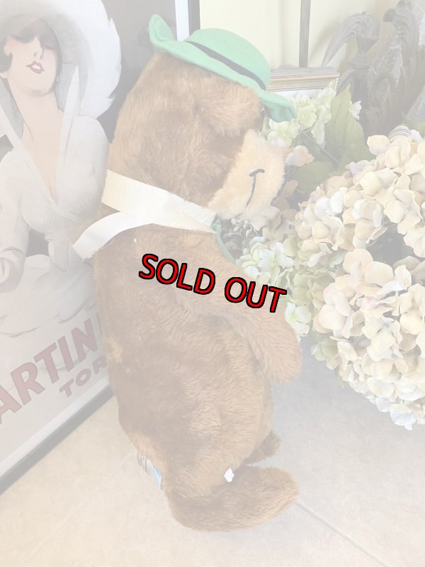画像4: Hanna  Barbera Yogi Bear Mighty Star Plush Doll  80’s (L) / ハンナバーベラ ヨギベア マイティスター ぬいぐるみ  (4)