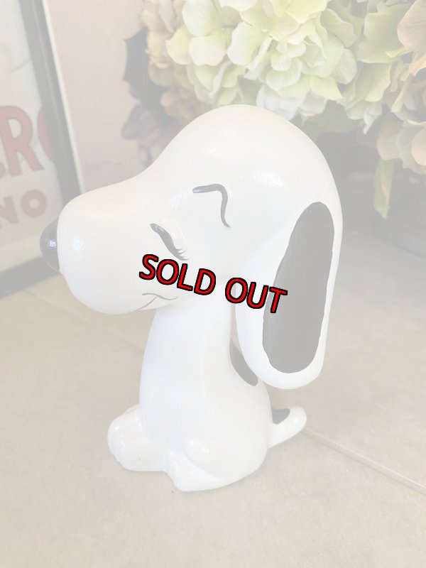 画像2: Peanuts Snoopy ceramic Doll /ピーナッツ、スヌーピー　陶器製　ドール (2)