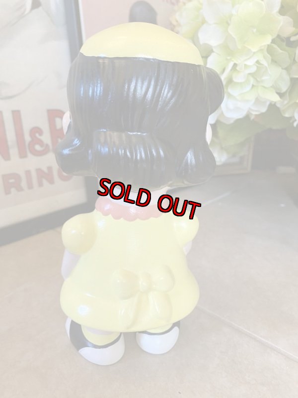 画像3: Lucy Snoopy Ceramic Doll /　スヌーピー　ルーシー　　陶器製　ドール　イエローワンピース (3)