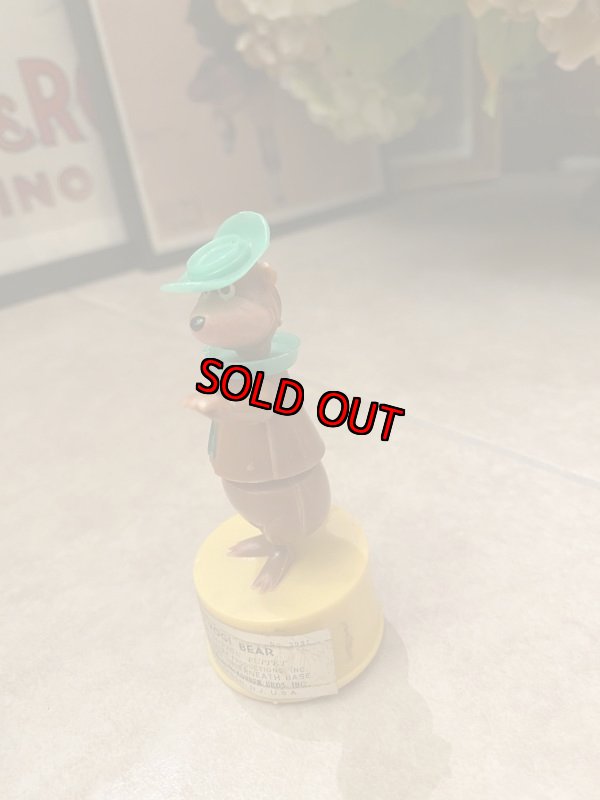 画像2: Hanna Barbera Yogi Bear  Push Puppet / ハンナバーベラ　ヨギベア　プッシュパペット(B) (2)