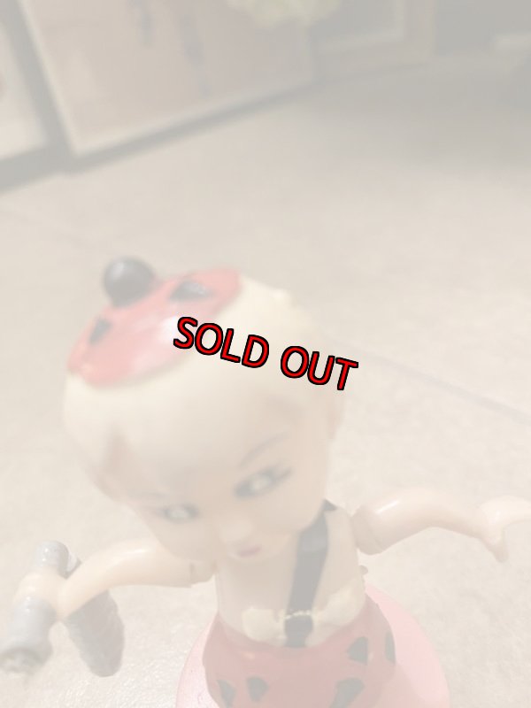 画像5: Flintstones Bamm Bamm Push Puppet / ハンナバーベラ　フリントストーン　バンバン　プッシュパペット (5)