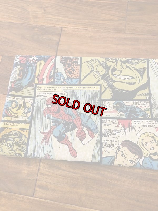 画像5:  Marvel fabric Flat & Box Sheets set / マーベル　ボックス&フラットシーツ　生地　2枚セット (5)