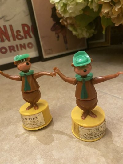 画像3: Hanna Barbera Yogi Bear  Push Puppet / ハンナバーベラ　ヨギベア　プッシュパペット(B)