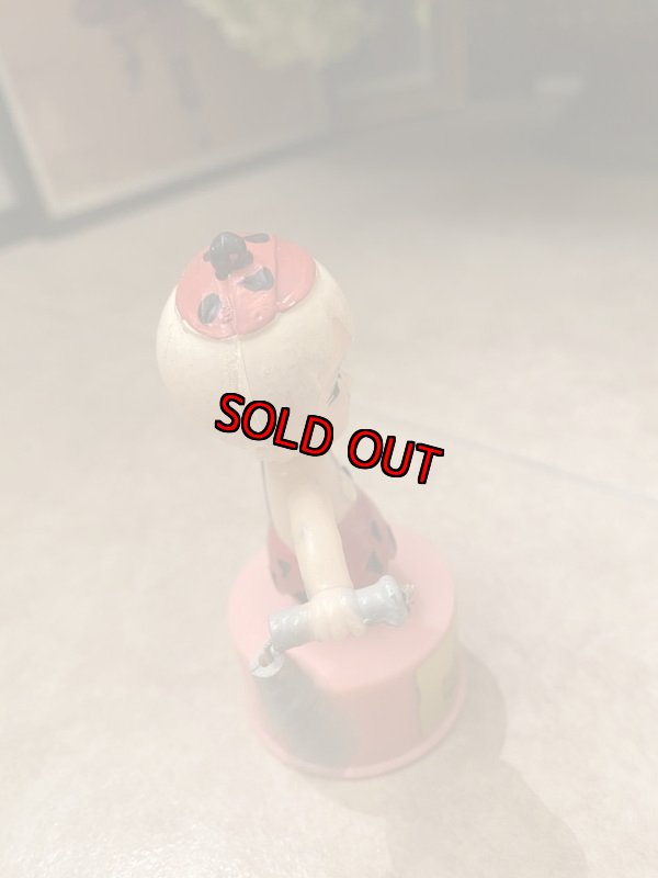 画像4: Flintstones Bamm Bamm Push Puppet / ハンナバーベラ　フリントストーン　バンバン　プッシュパペット (4)