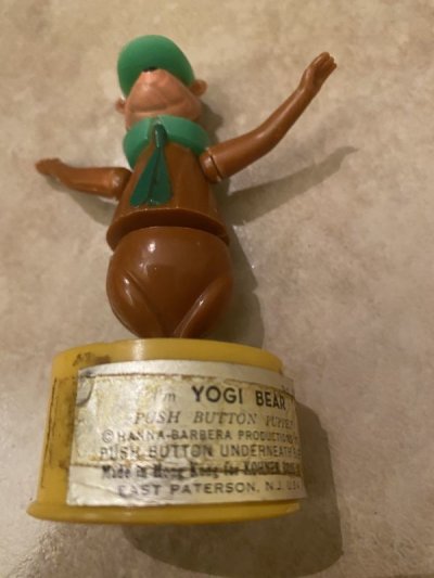 画像2: Hanna Barbera Yogi Bear  Push Puppet / ハンナバーベラ　ヨギベア　プッシュパペット(B)