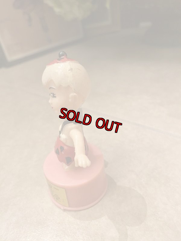 画像2: Flintstones Bamm Bamm Push Puppet / ハンナバーベラ　フリントストーン　バンバン　プッシュパペット (2)