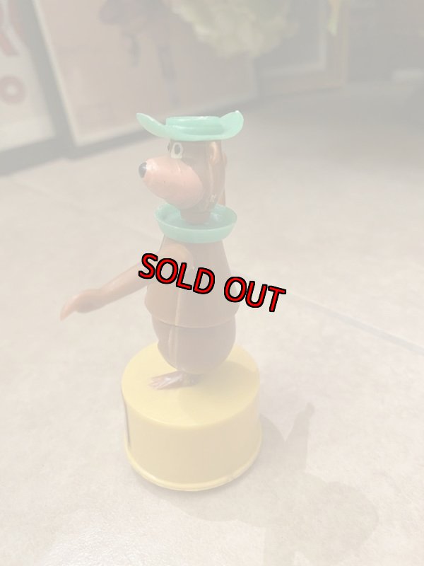 画像2: Hanna Barbera Yogi Bear  Push Puppet / ハンナバーベラ　ヨギベア　プッシュパペット(A) (2)