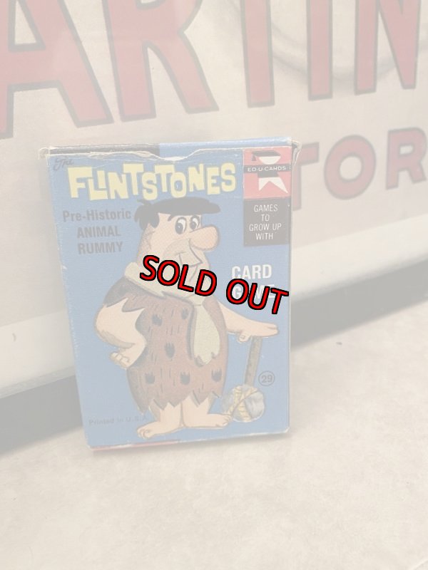 画像4: Flintstones  rummy Card Game With Case /  フリントストーン　箱入り　カードゲーム　1961年 (4)