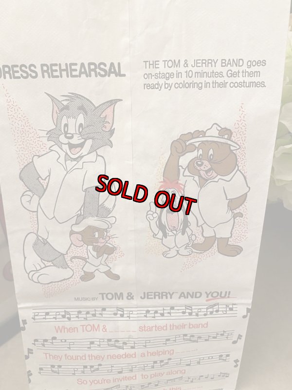 画像5: McDonald’s  Tom&Jerry  Meal Toys (A)  / マクドナルドのトムとジェリー　袋とフィギュア　3点セット1989年 (5)