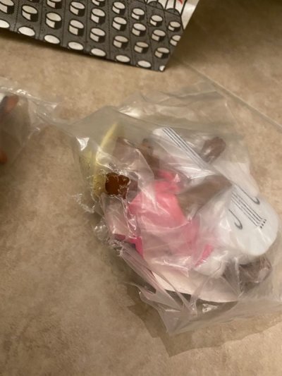 画像1: McDonald’s  Tom&Jerry  Meal Toys set of 3 (B) / マクドナルドのトムとジェリー　袋とフィギュア　3点セット1989年