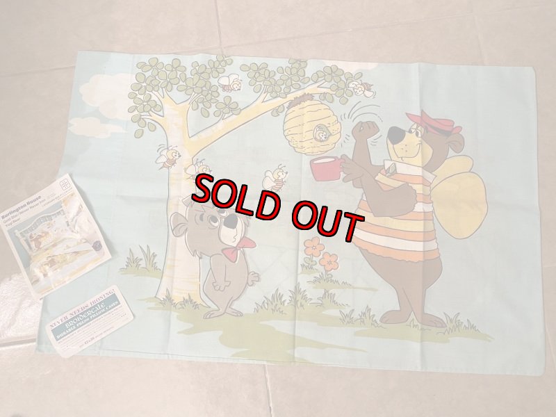 画像2: Hanna Barbera Yogi Bear & Boo Boo Pillow Case / ハンナバーベラ、ヨギベア&ブーブーのピローケース　枕カバー (2)