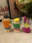 画像3:  Flintstones Fred Barney Dino Figures  set of 3 / フリントストーン　フレッド、バーニー、ディノ　フィギュア　3個セット (3)