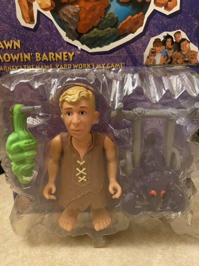 画像1: Flintstones Fillin’ Station Barney Plastic Doll /フリントストーン　バーニー　ブリスター入りドール　1993年