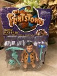 画像1: Hanna Barbera Flintstones Hard Hat Fred  Plastic Doll /フリントストーン ハードハット　フレッド　ブリスター入りドール　1993年 (1)