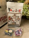 画像1: McDonald’s  Tom&Jerry  Meal Toys set of 3 (B) / マクドナルドのトムとジェリー　袋とフィギュア　3点セット1989年 (1)