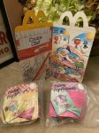 画像1: McDonald’s  Funny Fry Friends Meal Toys (A) 1989 / マクドナルド　のファニーフライフレンド　箱とフィギュア　3点セット　1989年 (1)
