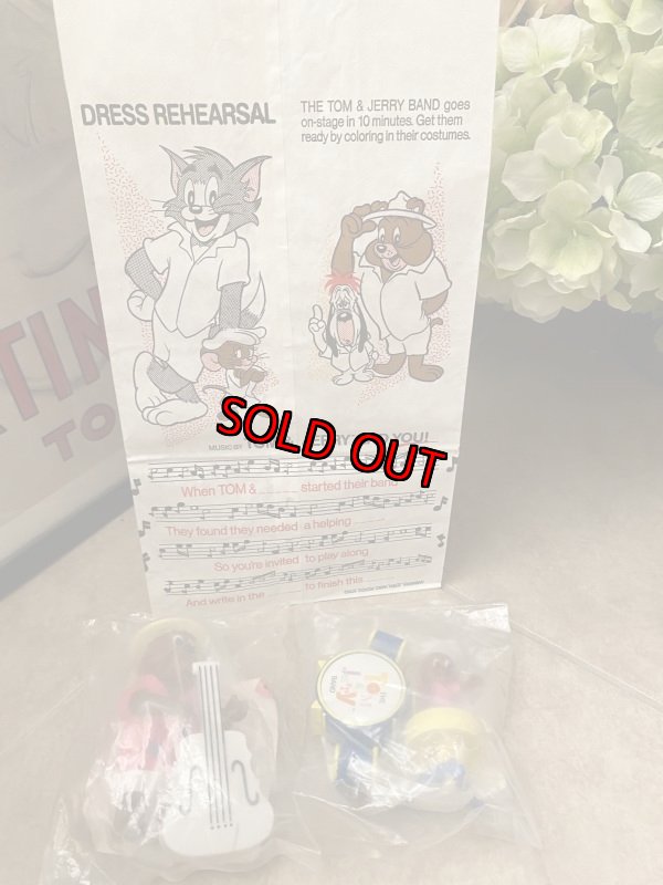 画像3: McDonald’s  Tom&Jerry  Meal Toys (A)  / マクドナルドのトムとジェリー　袋とフィギュア　3点セット1989年 (3)