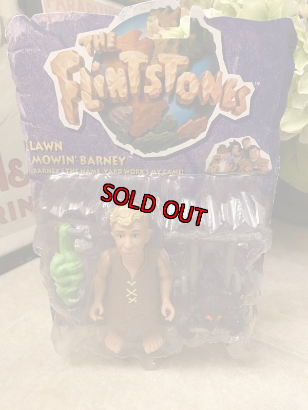 画像1: Flintstones Fillin’ Station Barney Plastic Doll /フリントストーン　バーニー　ブリスター入りドール　1993年 (1)