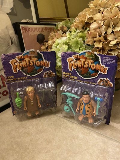 画像2: Flintstones Fillin’ Station Barney Plastic Doll /フリントストーン　バーニー　ブリスター入りドール　1993年