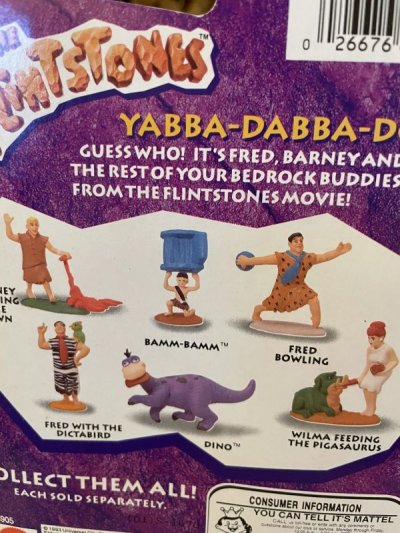 画像3: Hanna Barbera Flintstones Mattel Bamm Bamm Plastic Doll /フリントスト　バンバン　マテル社　ブリスター入りドール
