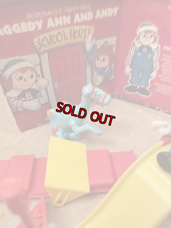 画像2: McDonald’s  Raggeddy Ann & Andy Box & Meal Toys / マクドナルドのラガディアン& アンディ　箱とミールトイセット1989年 (2)