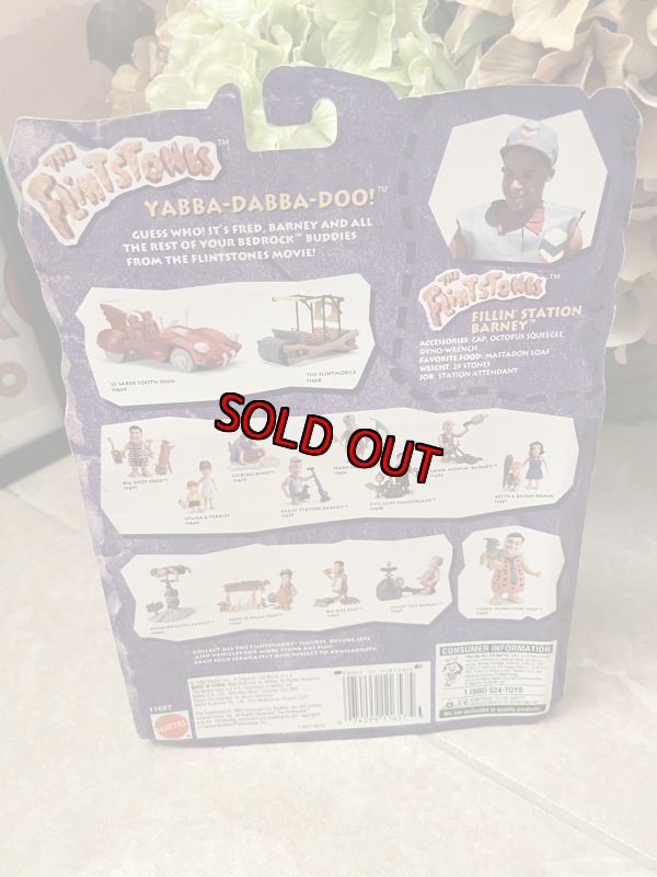 画像3: Hanna Barbera Flintstones Fillin’s Station Barney Plastic Doll 1993 / フリントストーン　バーニーのブリスター入りドール (3)