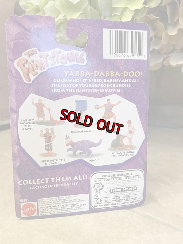 画像3: Hanna Barbera Flintstones Wilma Mattel Plastic Doll1993 /フリントストーン　ウィルマ　マテル社　ブリスター入りドール (3)